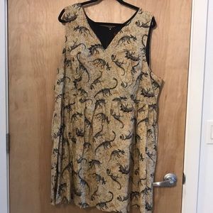 Dino Dress with Pockets